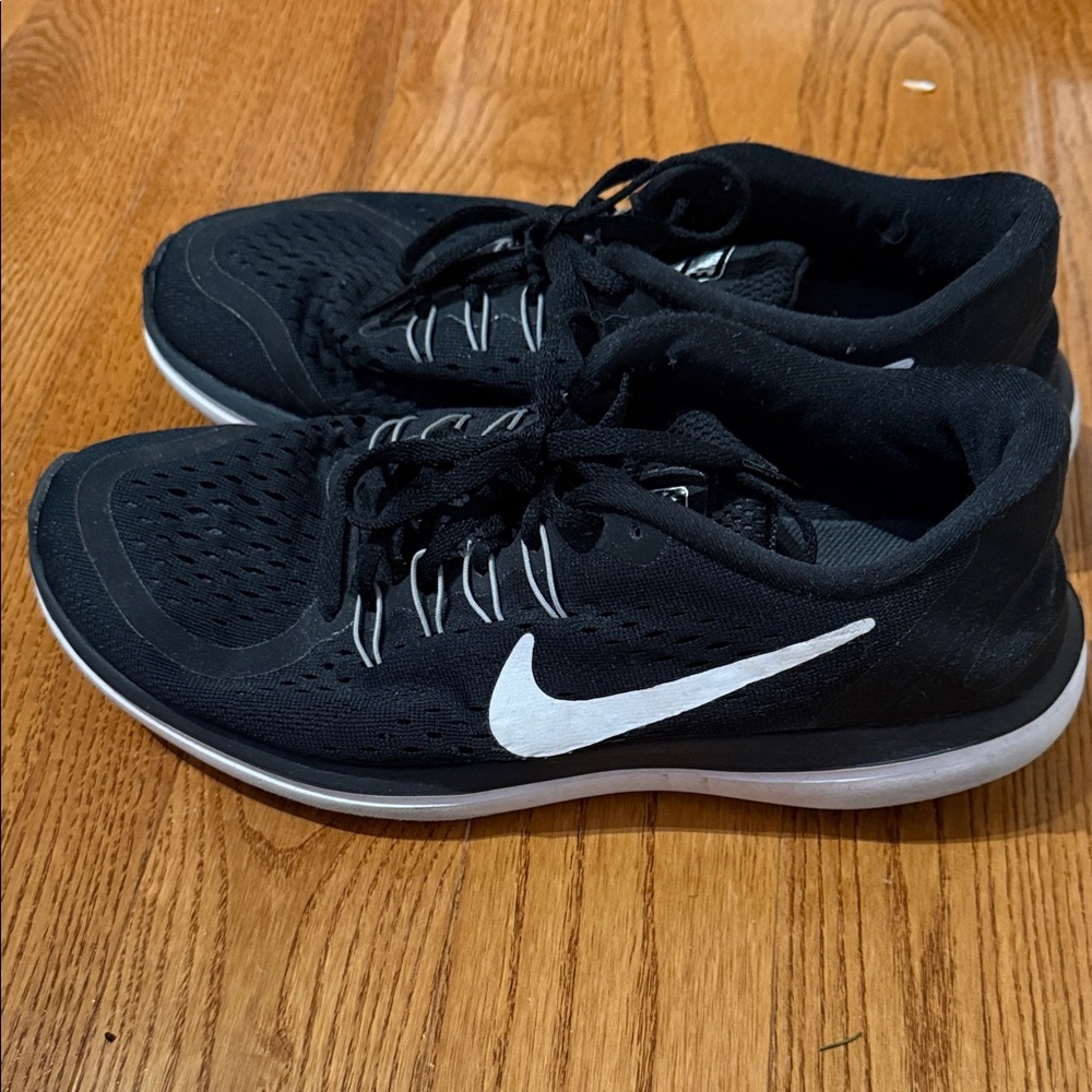 Black and White Athletic Shoes